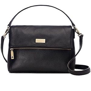 Kate Spade Maria Black Leather Crossbody Bag